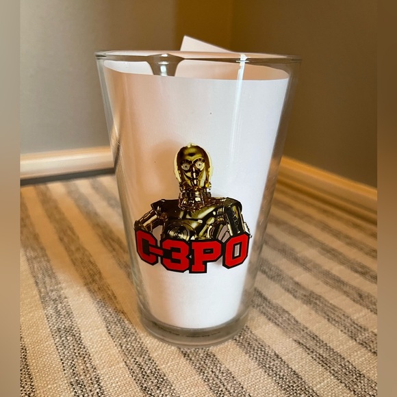 Star Wars - Drinking Glasses - C 3PO and R2D2 - Set of 2 - Picture 3 of 10